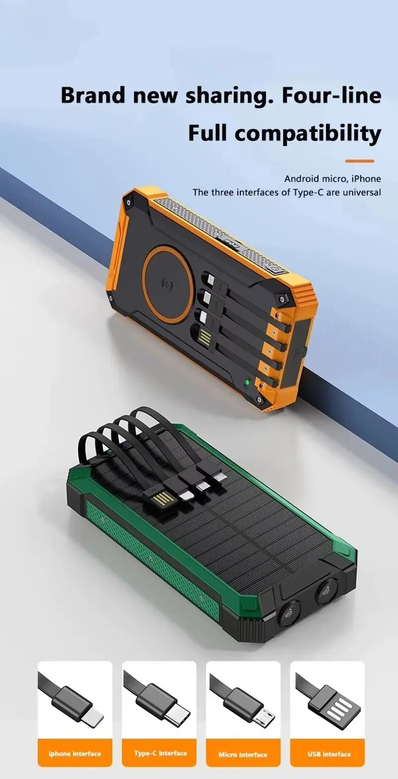 POWER BANK SOLAR - 20.000 mAh